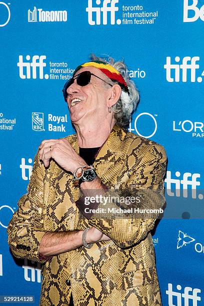 Keith Richards at the "Under The Influence" premiere during the 40th Toronto International Film Festival