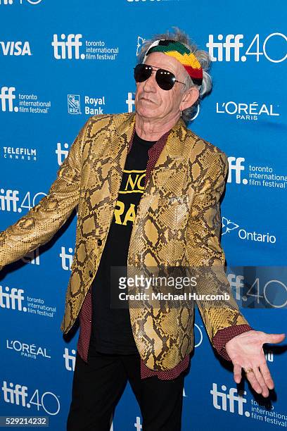 Keith Richards at the "Under The Influence" premiere during the 40th Toronto International Film Festival