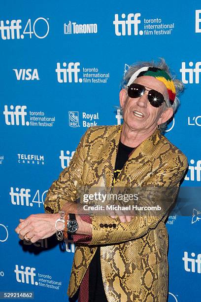 Keith Richards at the "Under The Influence" premiere during the 40th Toronto International Film Festival