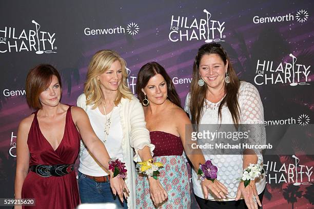 Marcia Gay Harden, Camryn Manheim and guests attend the 3rd Annual Hilarity for Charity Variety Show to benefit the Alzheimer's Association,...