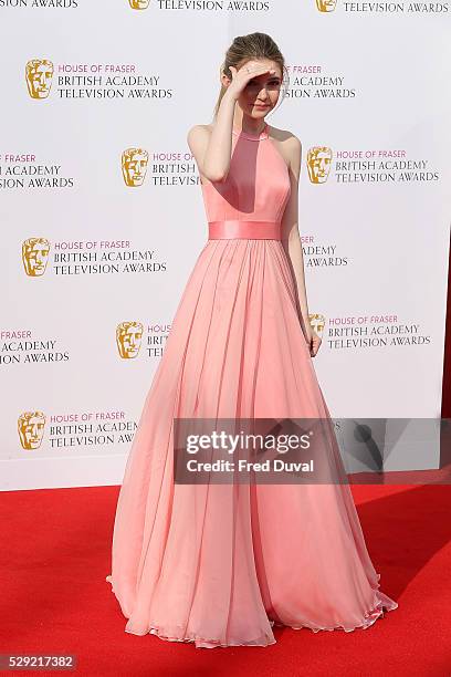 Eleanor Worthington-Cox arrives for the House Of Fraser British Academy TelevisionAwards 2016 at the Royal Festival Hall on May 8, 2016 in London,...
