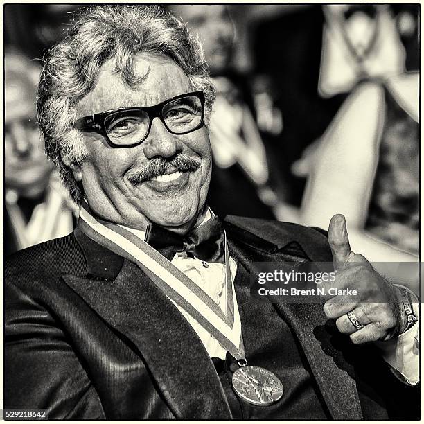 Recording artist/medal of honor recipient Tony Orlando attends the 2016 Ellis Island Medals of Honor ceremony held at Great Hall on Ellis Island on...