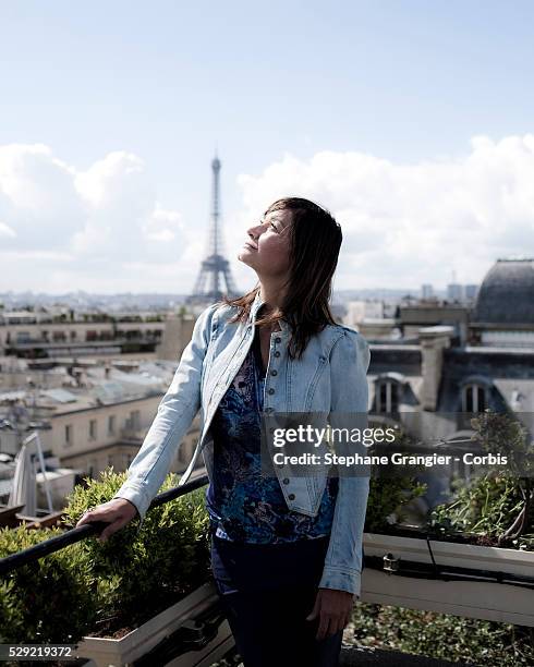 Sylvie Fleury, Artist Conceptuel, photographed in Paris