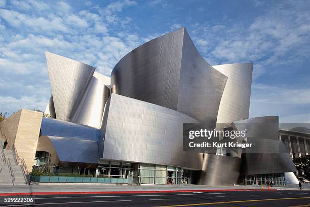 walt disney concert hall - walt disney concert hall stockfoto's en -beelden