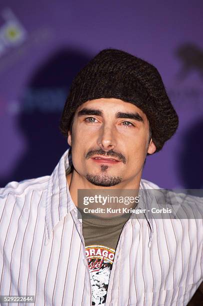 Singer Kevin Richardson of the Backstreet Boys attends the 2003 Billboard Music Awards at the MGM Grand in Las Vegas.