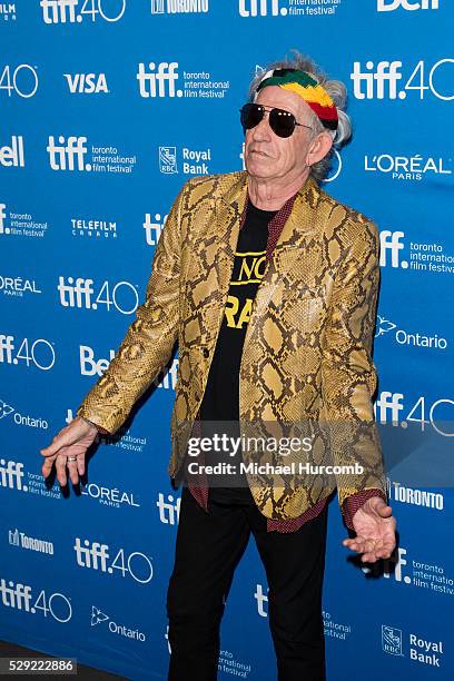 Keith Richards at the "Under The Influence" premiere during the 40th Toronto International Film Festival