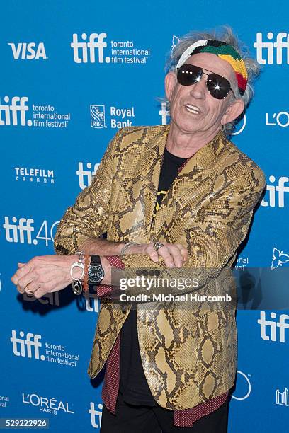 Keith Richards at the "Under The Influence" premiere during the 40th Toronto International Film Festival