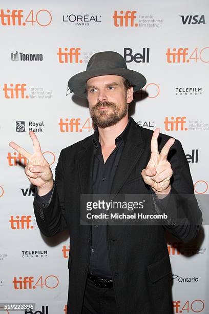 David Harbour at the "Black Mass" premiere during the 40th Toronto International Film Festival