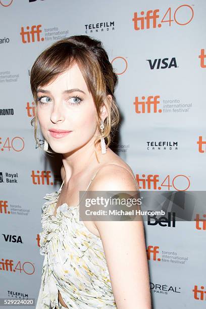 Dakota Johnson at the "Black Mass" premiere during the 40th Toronto International Film Festival