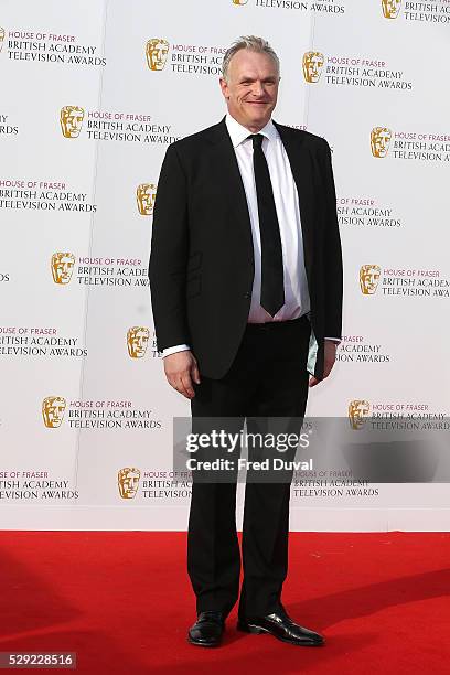 Greg Davies arrives for the House Of Fraser British Academy Television Awards 2016 at the Royal Festival Hall on May 8, 2016 in London, England.