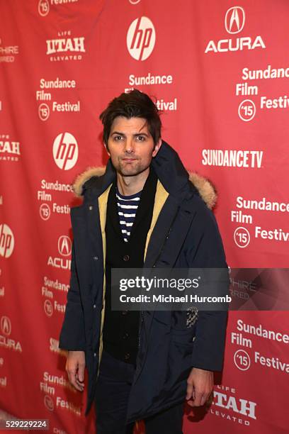 Adam Scott attends the "Sleeping with Other People" premiere at the 2015 Sundance Film Festival