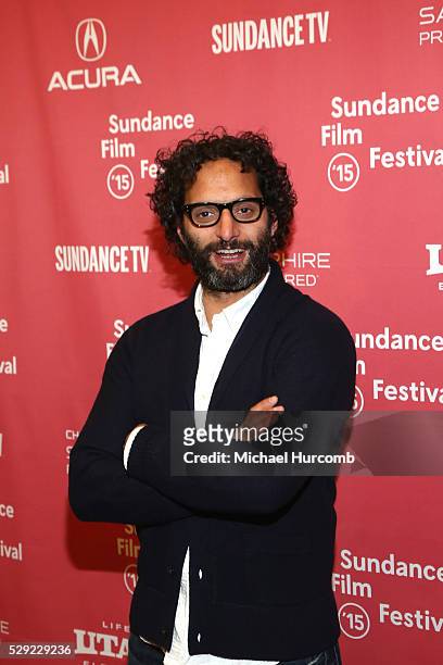 Actor Jason Mantzoukas attends the "Sleeping with Other People" premiere at the 2015 Sundance Film Festival
