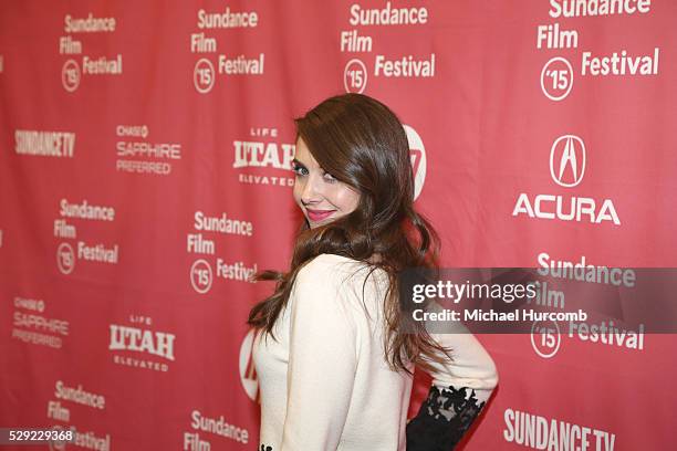 Actress Alison Brie attends the "Sleeping with Other People" premiere at the 2015 Sundance Film Festival