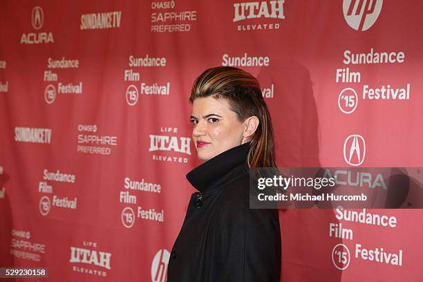 Writer and director Leslye Headland attends the "Sleeping with Other People" premiere at the 2015 Sundance Film Festival