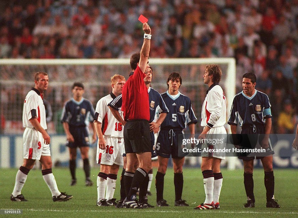 FUSSBALL: WM FRANCE 98 St.Etienne, 30.06.98