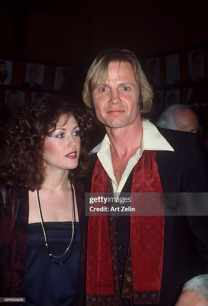 Jon Voight with his girlfriend; Stacy at Sardi's; circa 1970; New ...