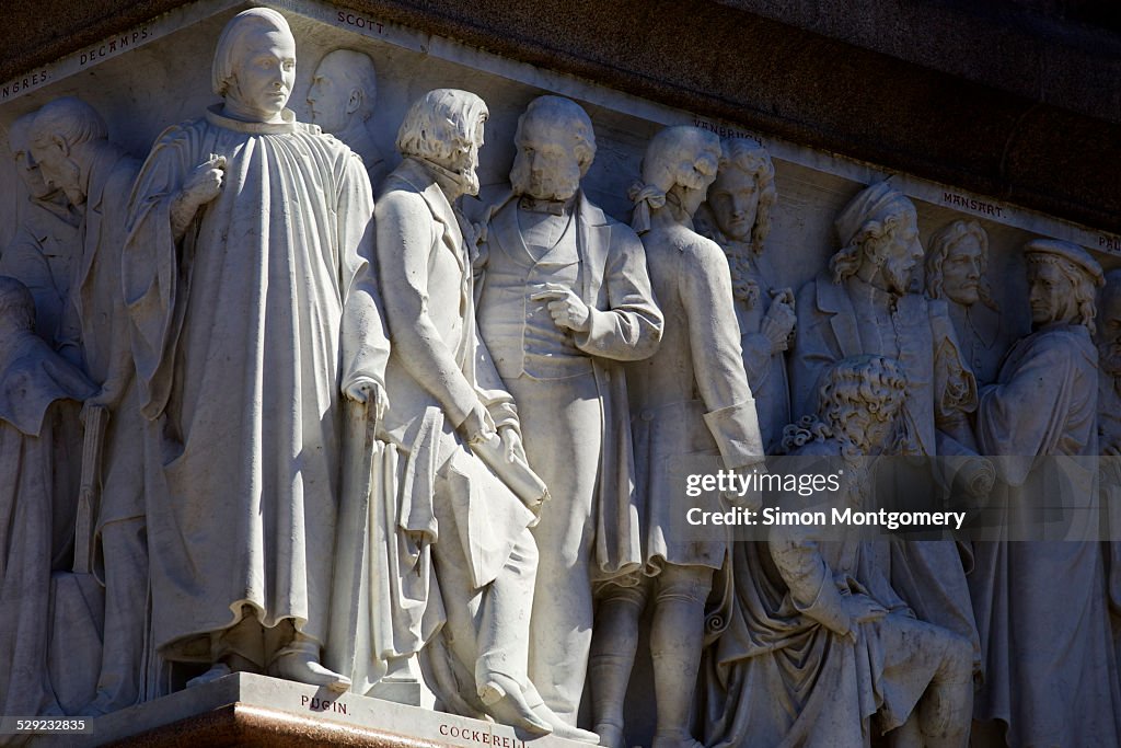 Frieze at the base of the Albert Memorial