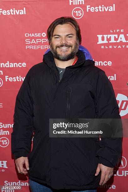 Actor Jack Black attends "The D Train" premiere at the 2015 Sundance Film Festival