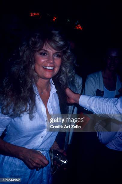 American actress Dyan Cannon at the premiere party for "Honeysuckle Rose" at Xenon in New York City, 15th July 1980.