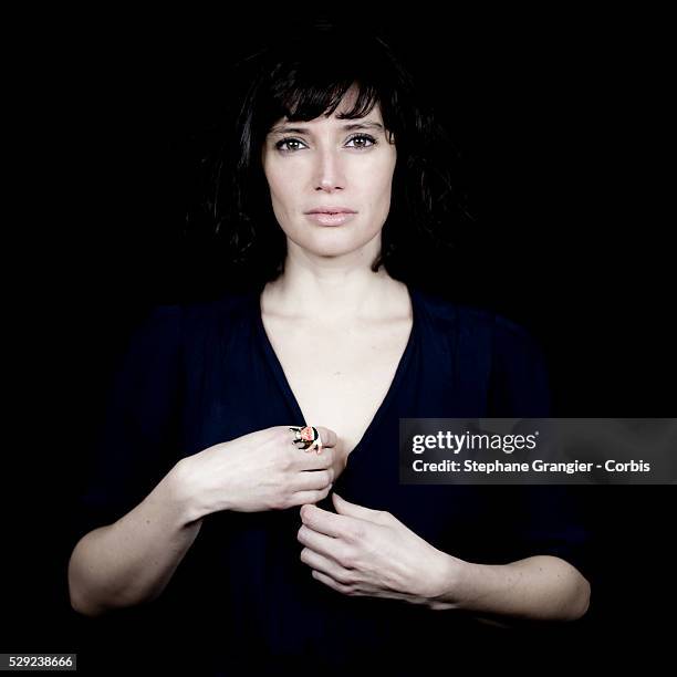 France - Actress - Helene Seuzaret- Photographed in Montreuil - France