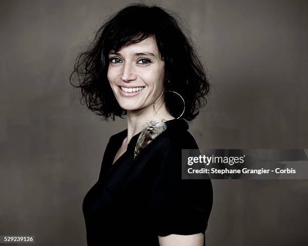 France - Actress - Helene Seuzaret- Photographed in Montreuil - France