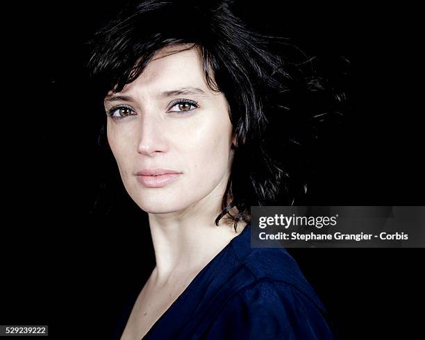 France - Actress - Helene Seuzaret- Photographed in Montreuil - France