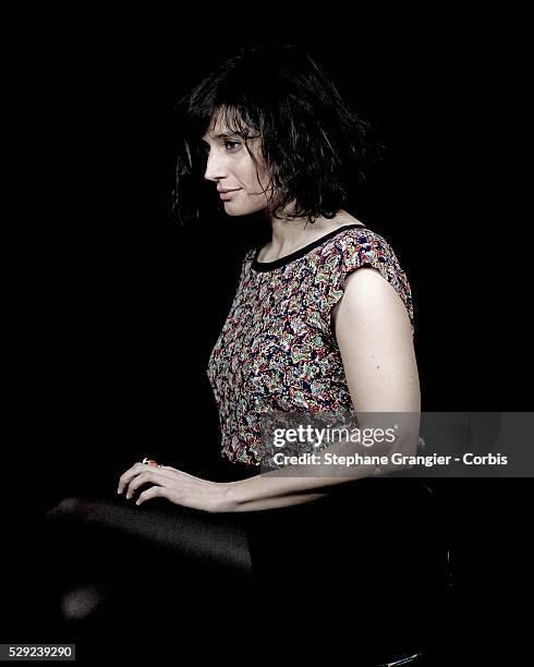 France - Actress - Helene Seuzaret- Photographed in Montreuil - France