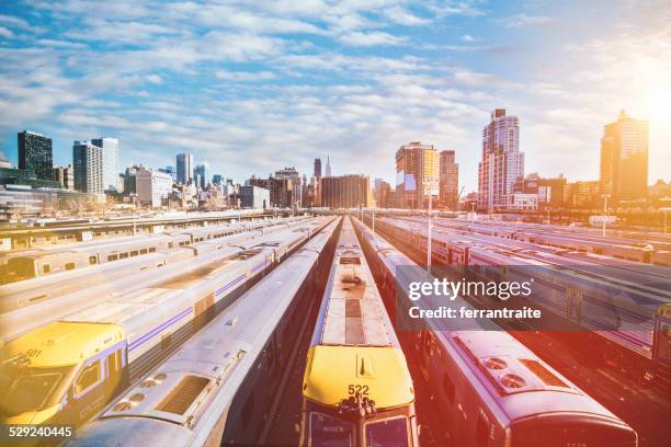 new york city penn station - penn station stock pictures, royalty-free photos & images