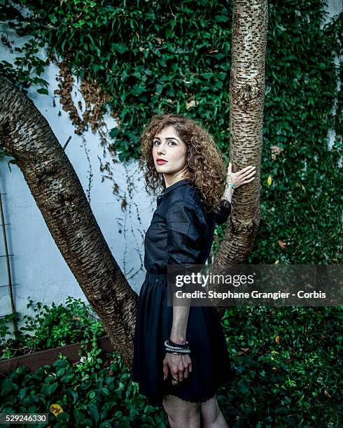 Abnousse Shalmani, writer, photographed in Paris