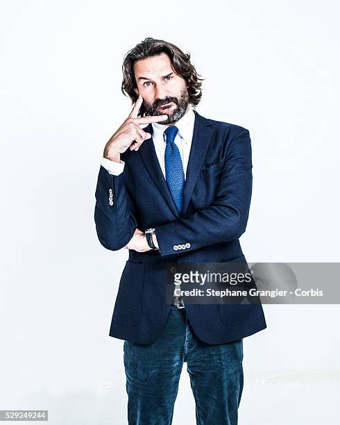 Frederic Beigbeder, writer, literary critic, French film director and television host, creator of prix de Flore, where he chairs the jury,...