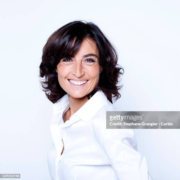 Nathalie Iannetta, journalist , photographed in Boulogne Billancourt