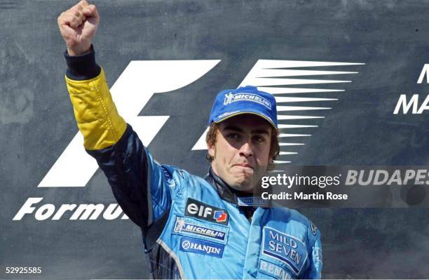 Von Ungarn 2003, Budapest; Sieger Fernando ALONSO/ESP - Renault -