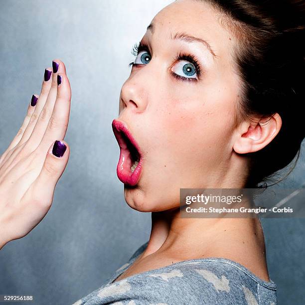 Louise Chabat, actress, photographed in Paris