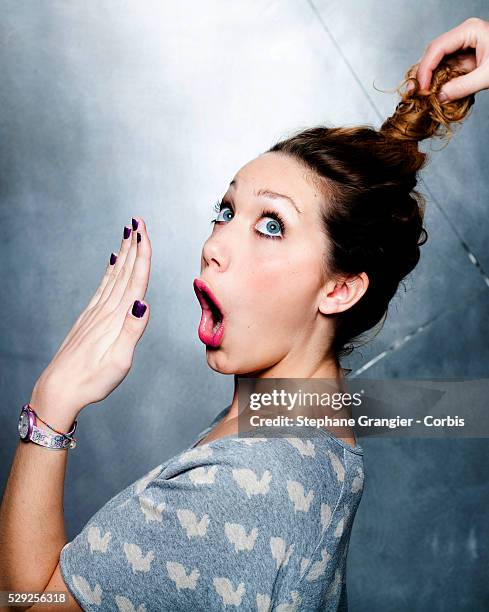 Louise Chabat, actress, photographed in Paris