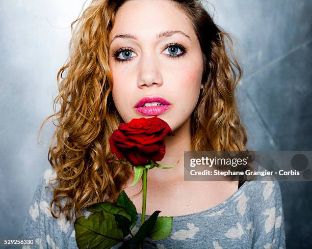 Louise Chabat, actress, photographed in Paris