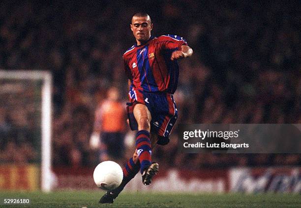 Spanische Liga 97/98 BARCELONA 18.04.98, Luis ENRIQUE - EINZELAKTION -