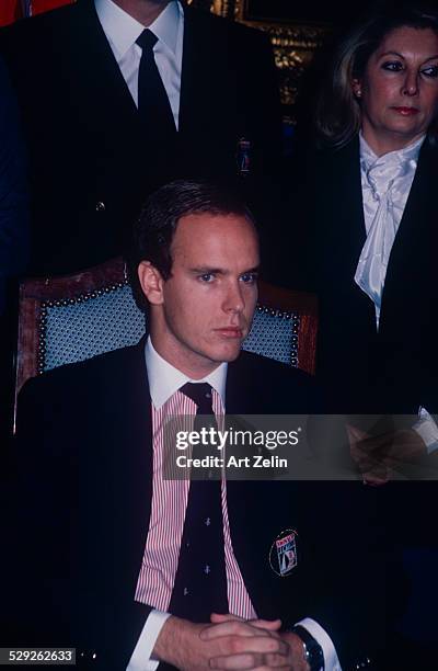 Albert II; Prince of Monaco; circa 1970; New York.