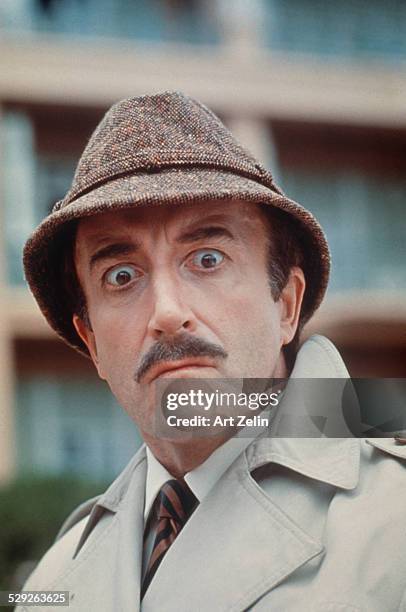 Peter Sellers as Insp Jacques Clouseau from 'The Pink Panther"; 1963.