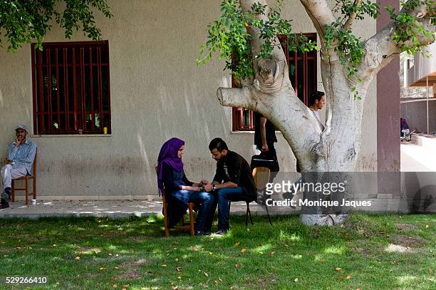 Students at Tripoli University on July 12th 2012. 42 years after the reign of Col. Muammar Gaddafi and a violent civil war Libya is waking up to a...