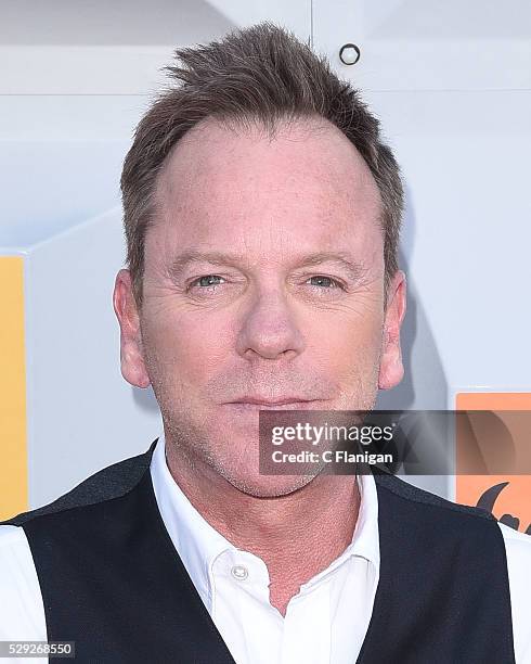 Actor Kiefer Sutherland attends the 51st Academy Of Country Music Awards at MGM Grand Garden Arena on April 3, 2016 in Las Vegas, Nevada.