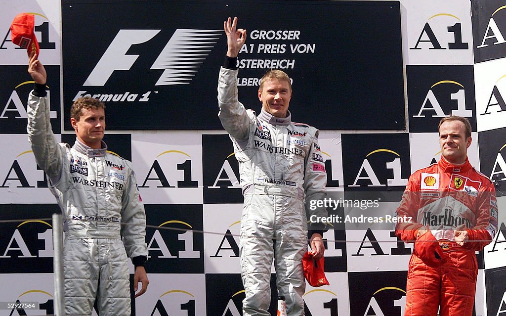 COULTHARD/BARRICHELLO/HAEKKINEN/FORMEL 1: GP von OESTERREICH 2000