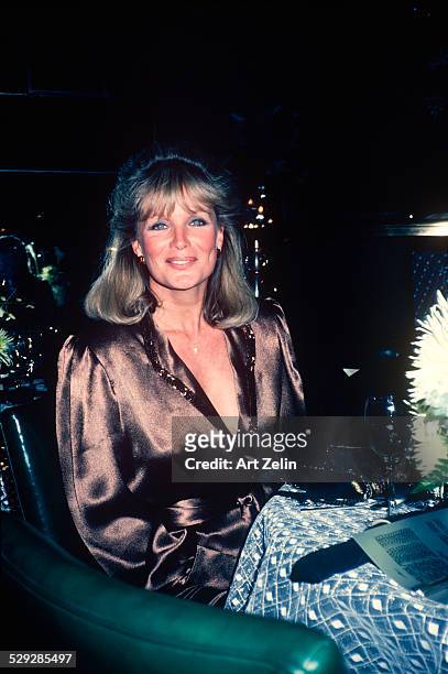 Linda Evans at a formal event; circa 1970; New York.