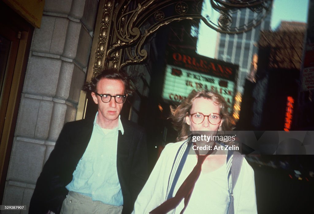 Mia Farrow and Woody Allen