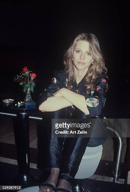 Lindsay Wagner posing for the photo; circa 1970; New York.