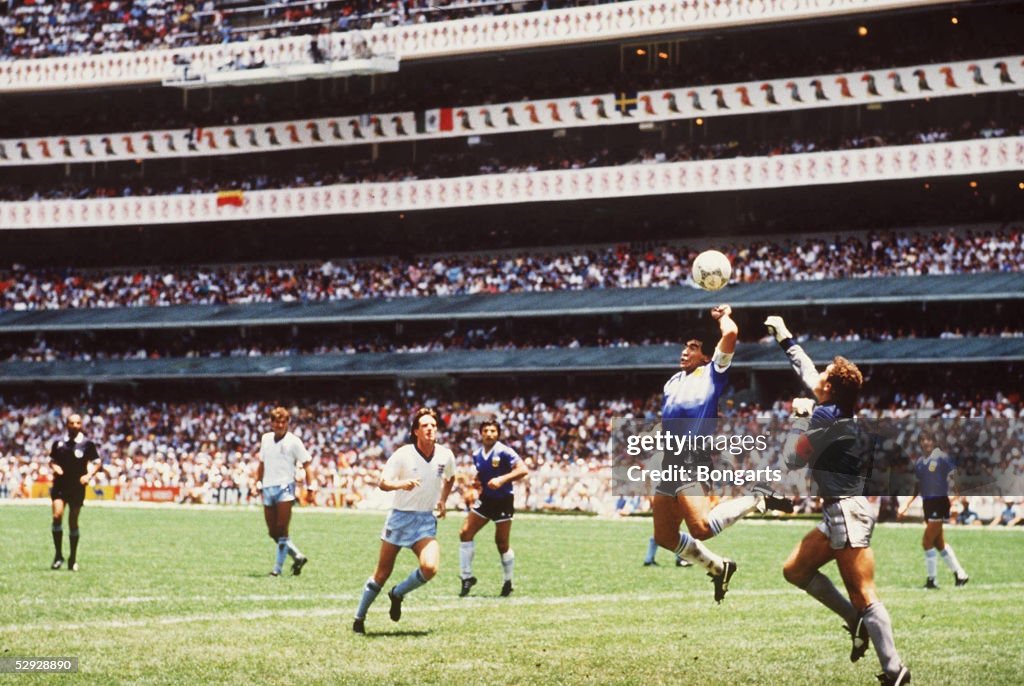 WM 1986 in Mexiko Viertelfinale ARG - ENG...