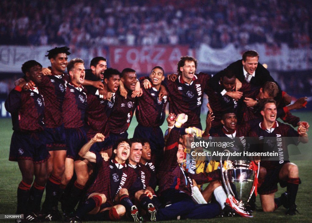 AJAX AMSTERDAM CHAMPIONS LEAGUE SIEGER 1995