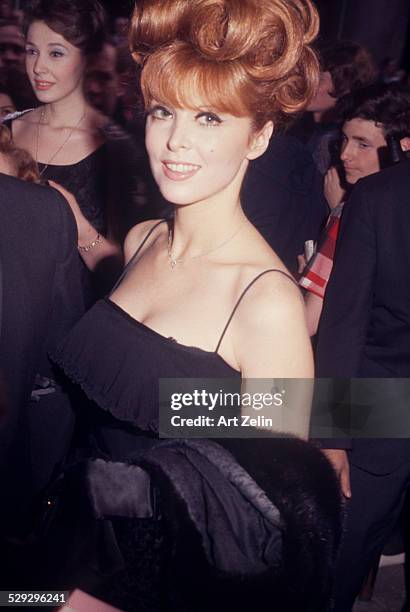 Tina Louise attending a formal event; circa 1970; New York.