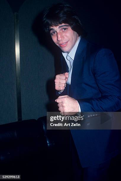 Tony Danza in fighting stance; circa 1970; New York.