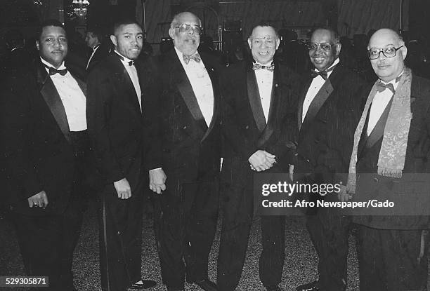 Members of the Kappa Alpha Psi fraternity, November 6, 1992.