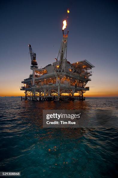 USA - Industry - Oil Rigs Near Long Beach